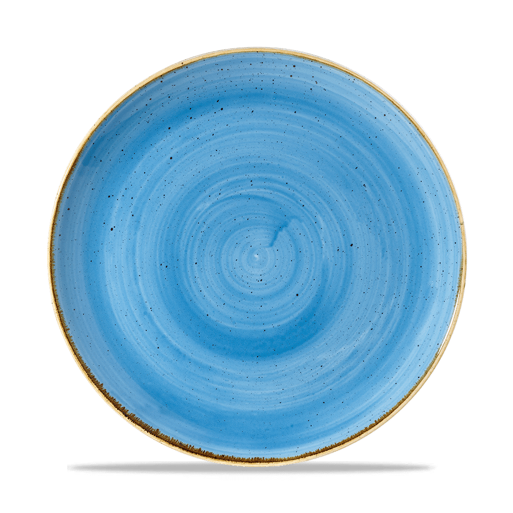 Stonecast Cornflower Blue  Coupe Plate 26Cm Box 12