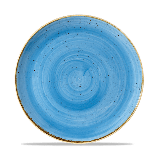 Stonecast Cornflower Blue Coupe Plate 26Cm Box of 12 (3-5 Working Days Delivery)