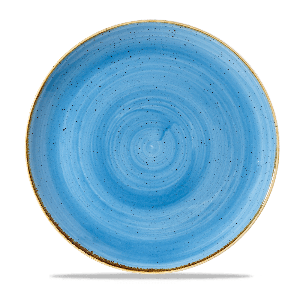 Stonecast Cornflower Blue  Coupe Plate 28.8Cm Box 12