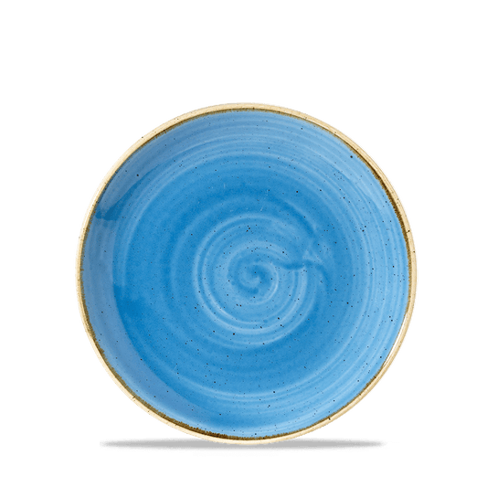 Stonecast Cornflower Blue Coupe Plate 16.5Cm Box of 12 (3-5 Working Days Delivery)