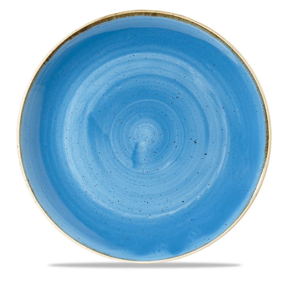 Stonecast Cornflower Blue Coupe Large Bowl 31Cm Box 6
