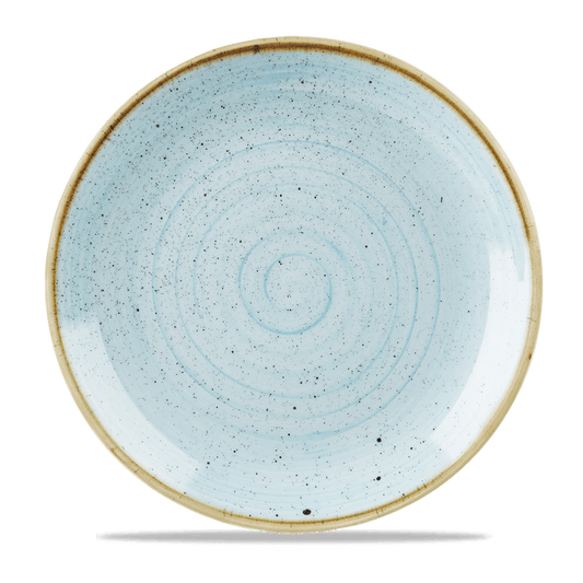 Stonecast Duck Egg Evolve Coupe Plate 28.8Cm Box of 12 (3-5 Working Days Delivery)