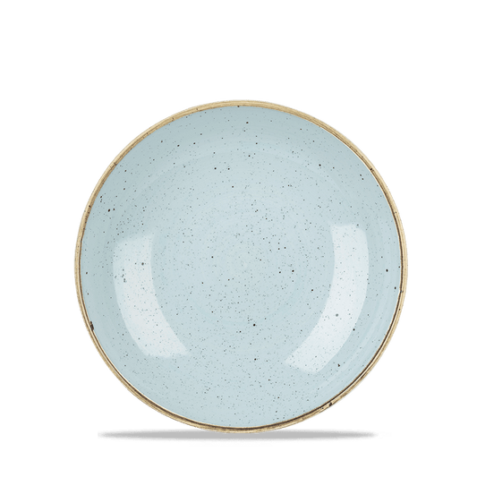 Stonecast Duck Egg Evolve Coupe Plate 16.5Cm Box of 12 (3-5 Working Days Delivery)