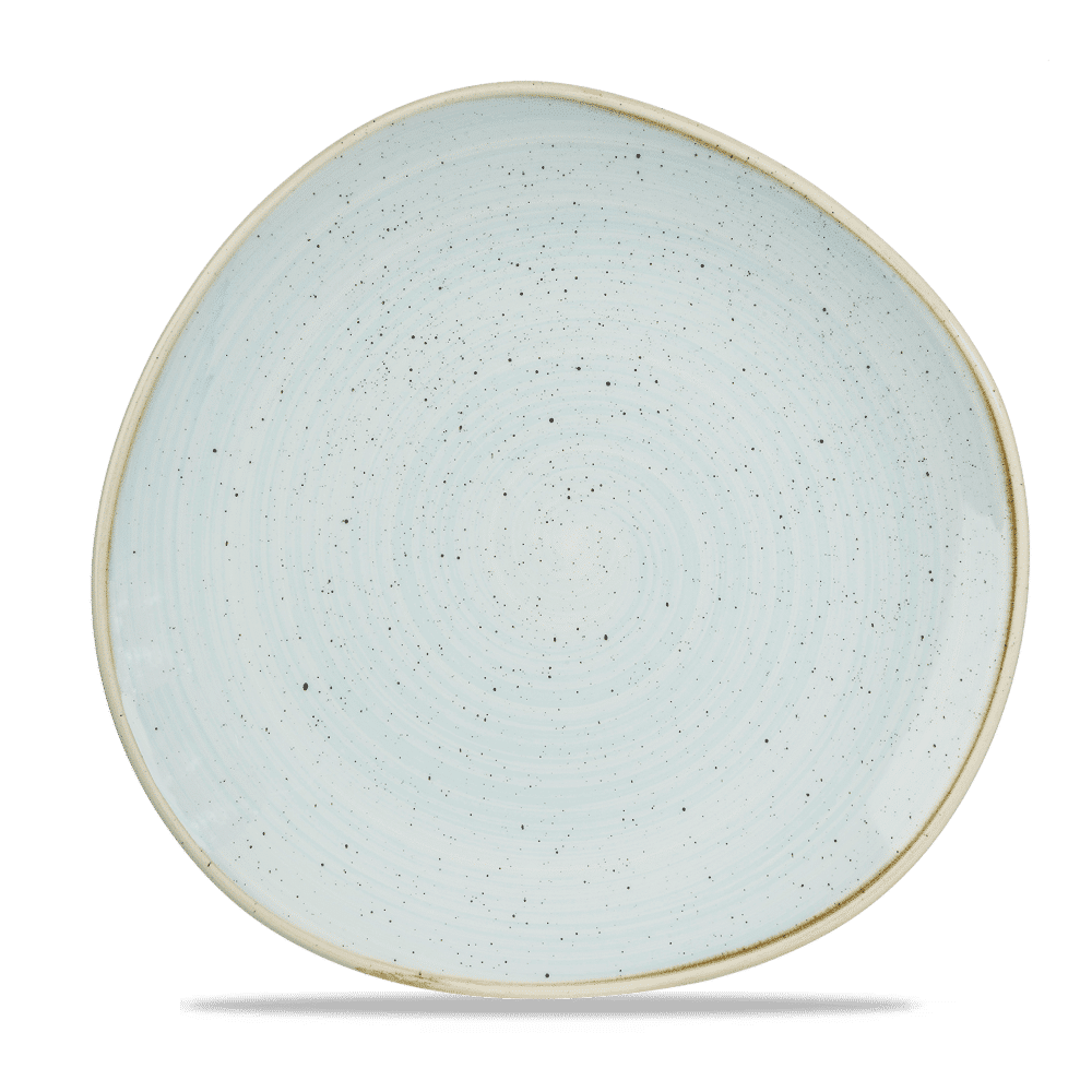 Stonecast Duck Egg Round Trace Plate 28.6Cm Box 12