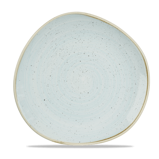 Stonecast Duck Egg Round Trace Plate 28.6Cm Box of 12 (3-5 Working Days Delivery)