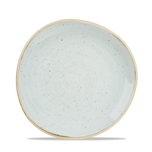 Stonecast Duck Egg Round Trace Plate 21Cm Box of 12 (3-5 Working Days Delivery)