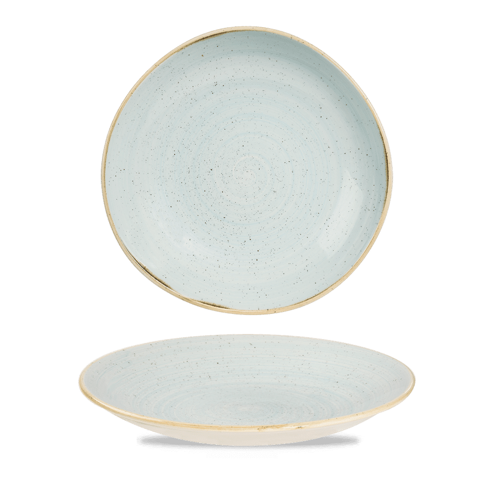 Stonecast Duck Egg Round Trace Bowl 25.3Cm Box 12