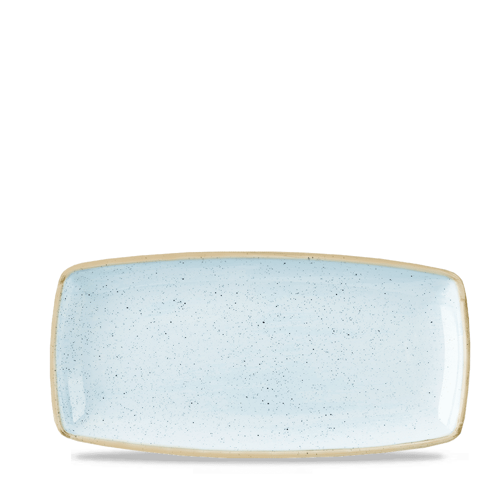 Stonecast Duck Egg  Oblong Plate 29.5Cm Box 12