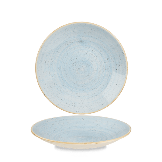Stonecast Duck Egg Deep Coupe Plate 8 2/3" Box of 12 (3-5 Working Days Delivery)