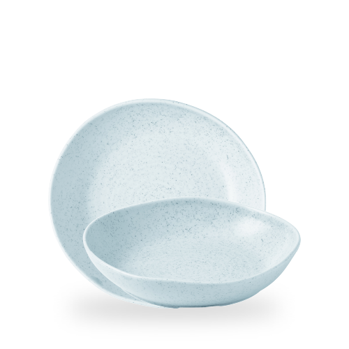 Stonecast Duck Egg Natural Organic Deep Bowl 9 7/8" Box 6