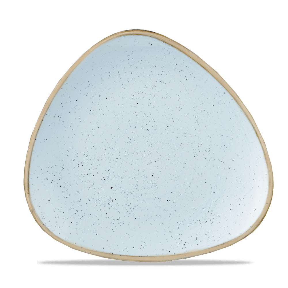 Stonecast Duck Egg Lotus Plate  Box 12