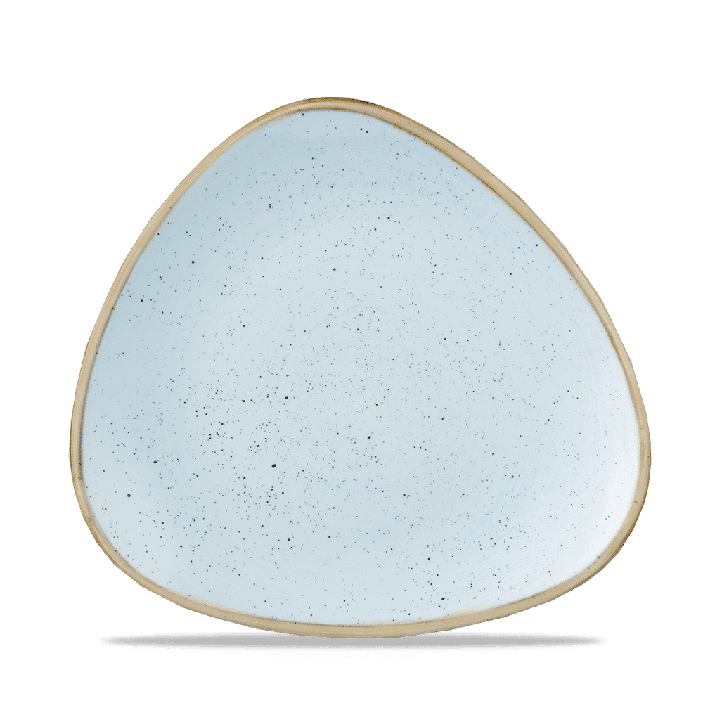 Stonecast Duck Egg Lotus Plate  Box 12