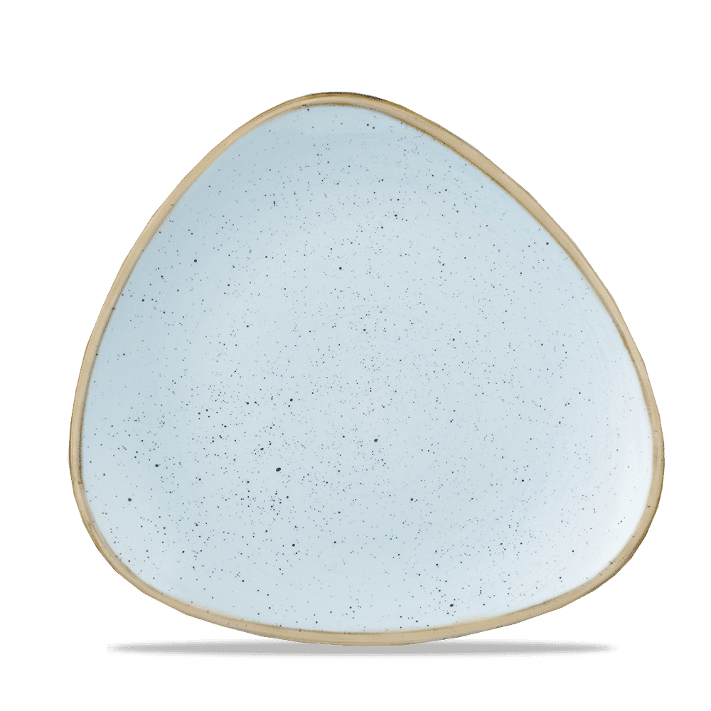 Stonecast Duck Egg Lotus Plate  Box 12