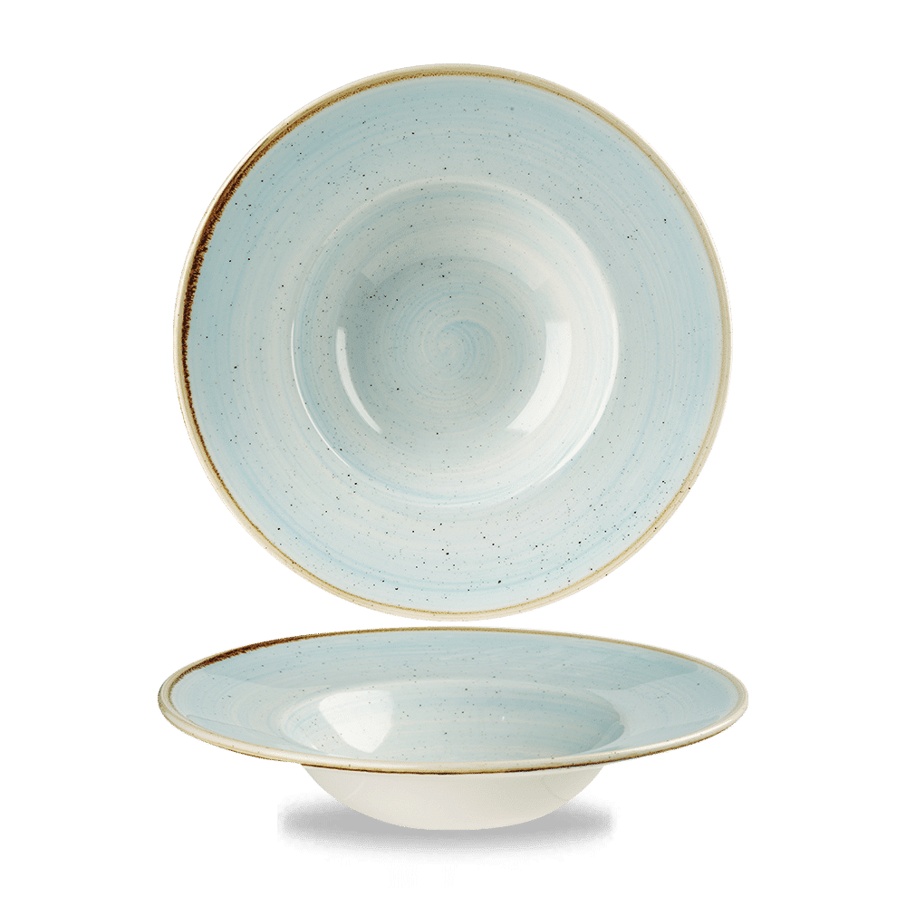 Stonecast Duck Egg Profile Wide Rim Bowl Med 23.88Cm Box 12