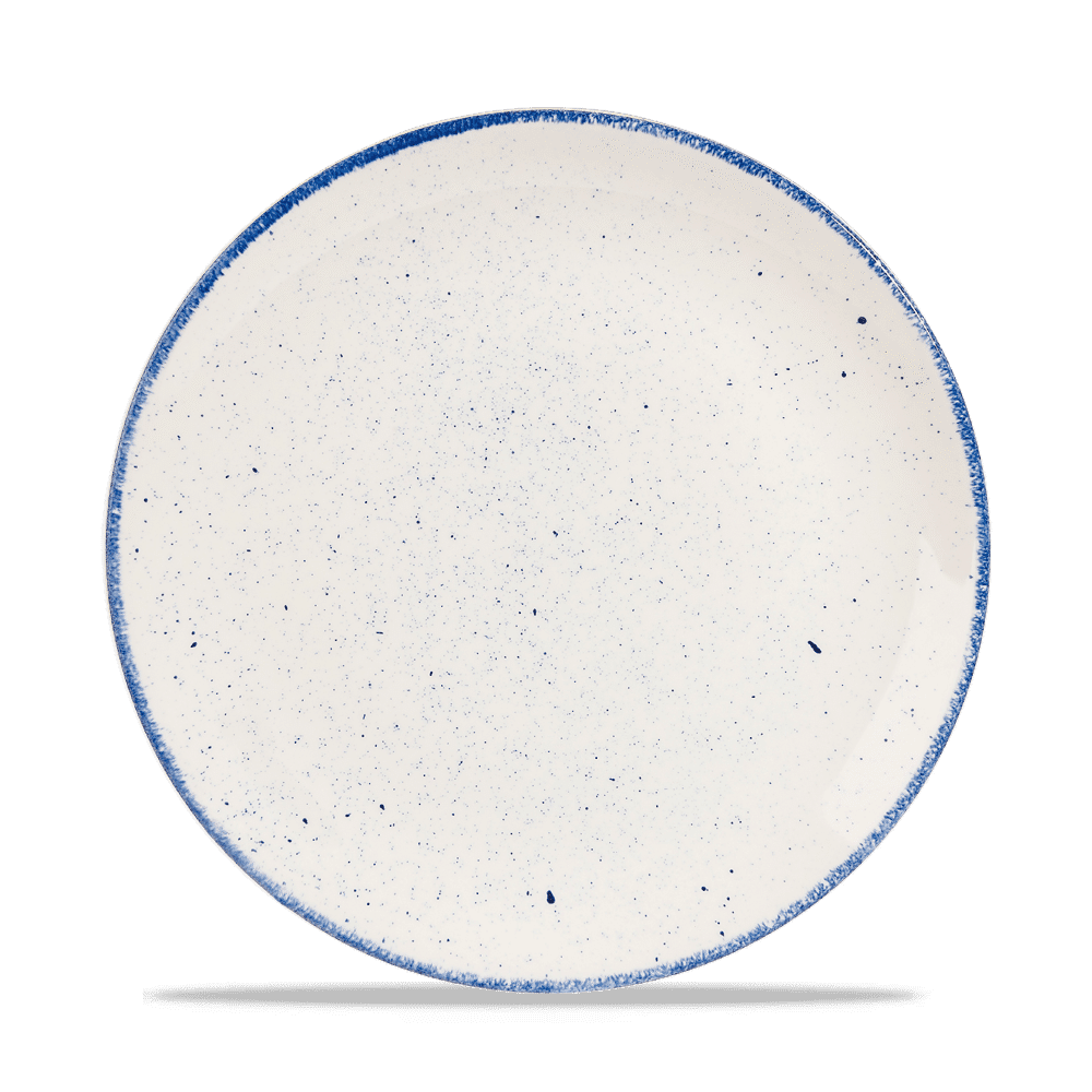 Stonecast Hints Indigo Evolve Coupe Plate 10 1/4"  Box 12