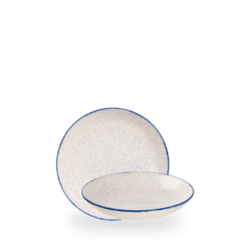 Stonecast Hints Indigo Evolve Coupe Bowl 7 1/4" Box 12