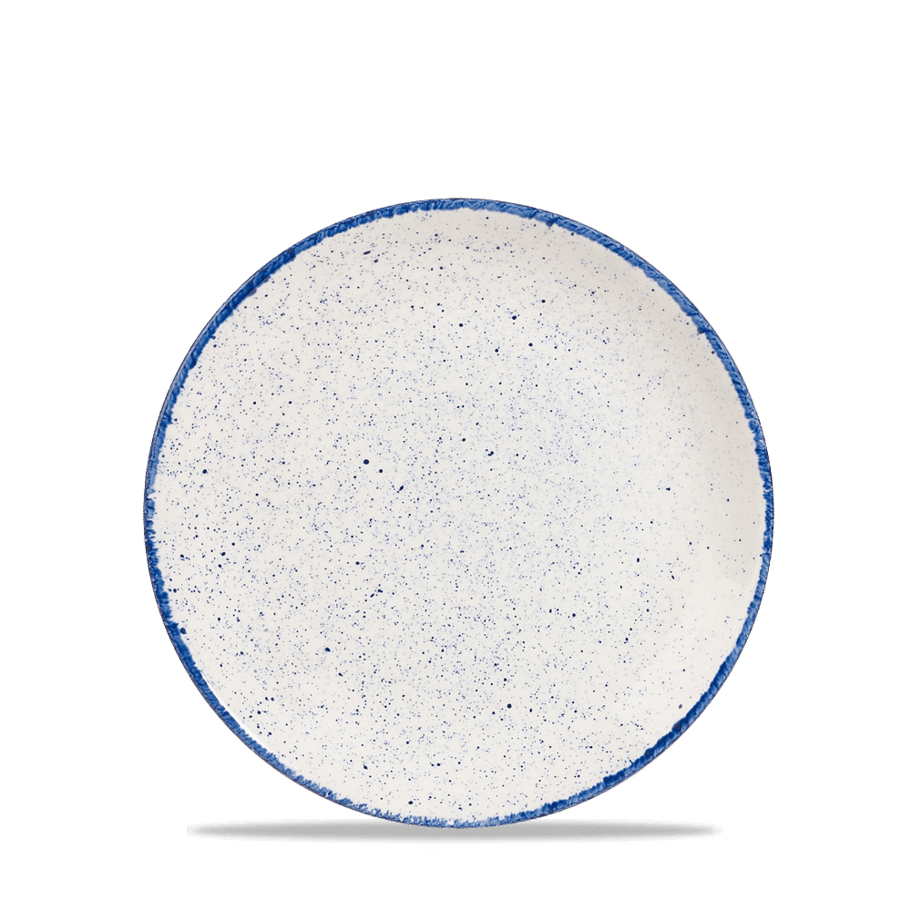 Stonecast Hints Indigo Evolve Coupe Plate 6 1/2"  Box 12