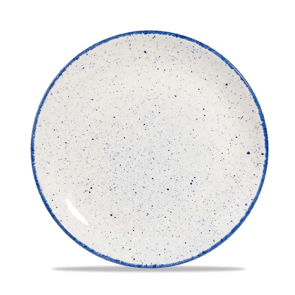 Stonecast Hints Indigo Evolve Coupe Plate 8 2/3"  Box 12