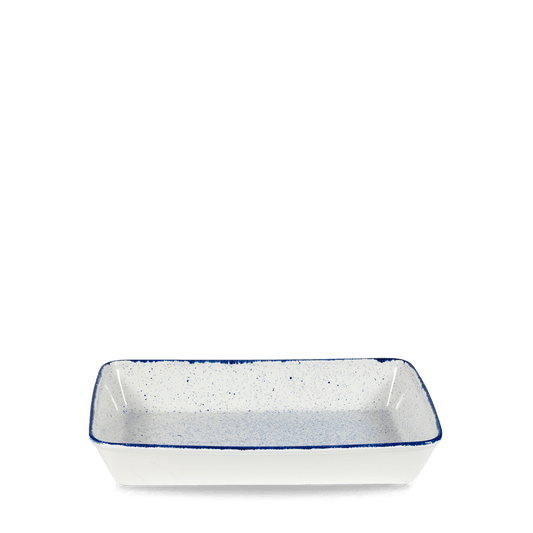 Stonecast Hints Indigo Rectangle Baking Dish 15" Box of 4 (3-5 Working Days Delivery)