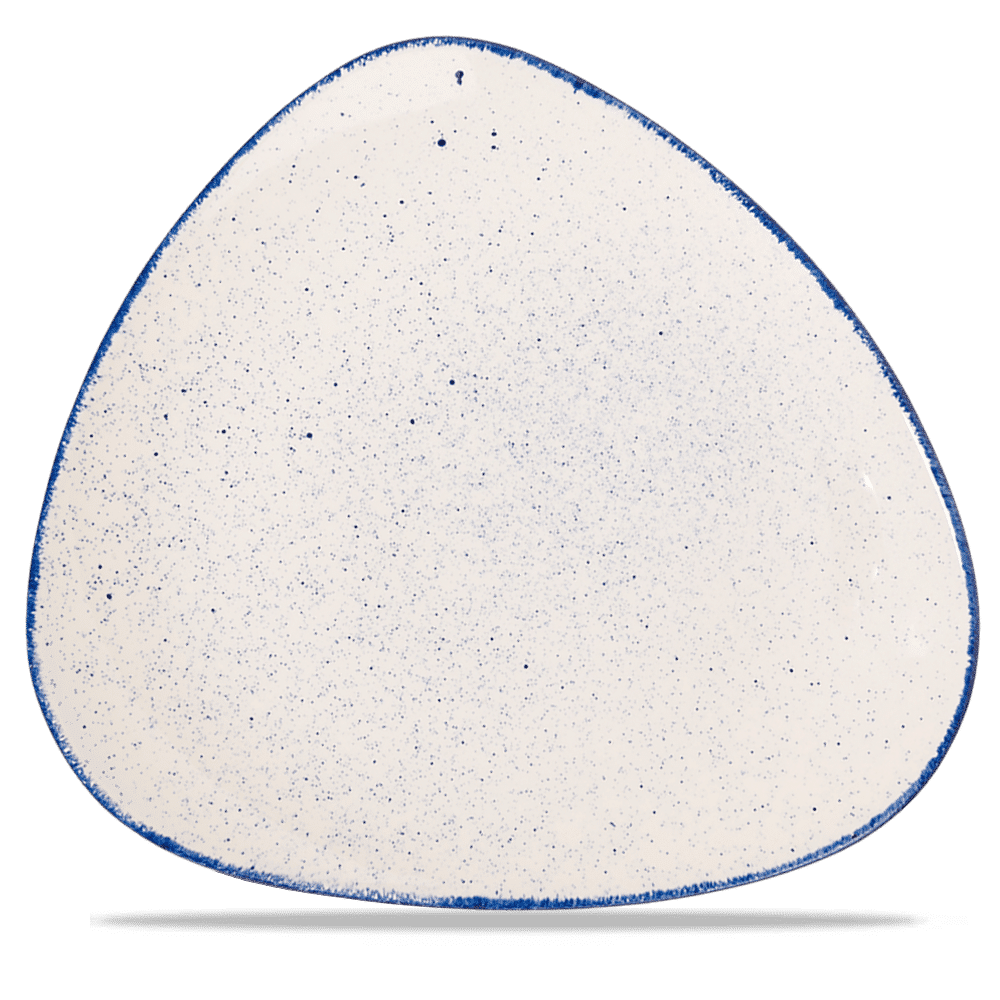 Stonecast Hints Indigo Lotus Plate 12 1/4" Box 6