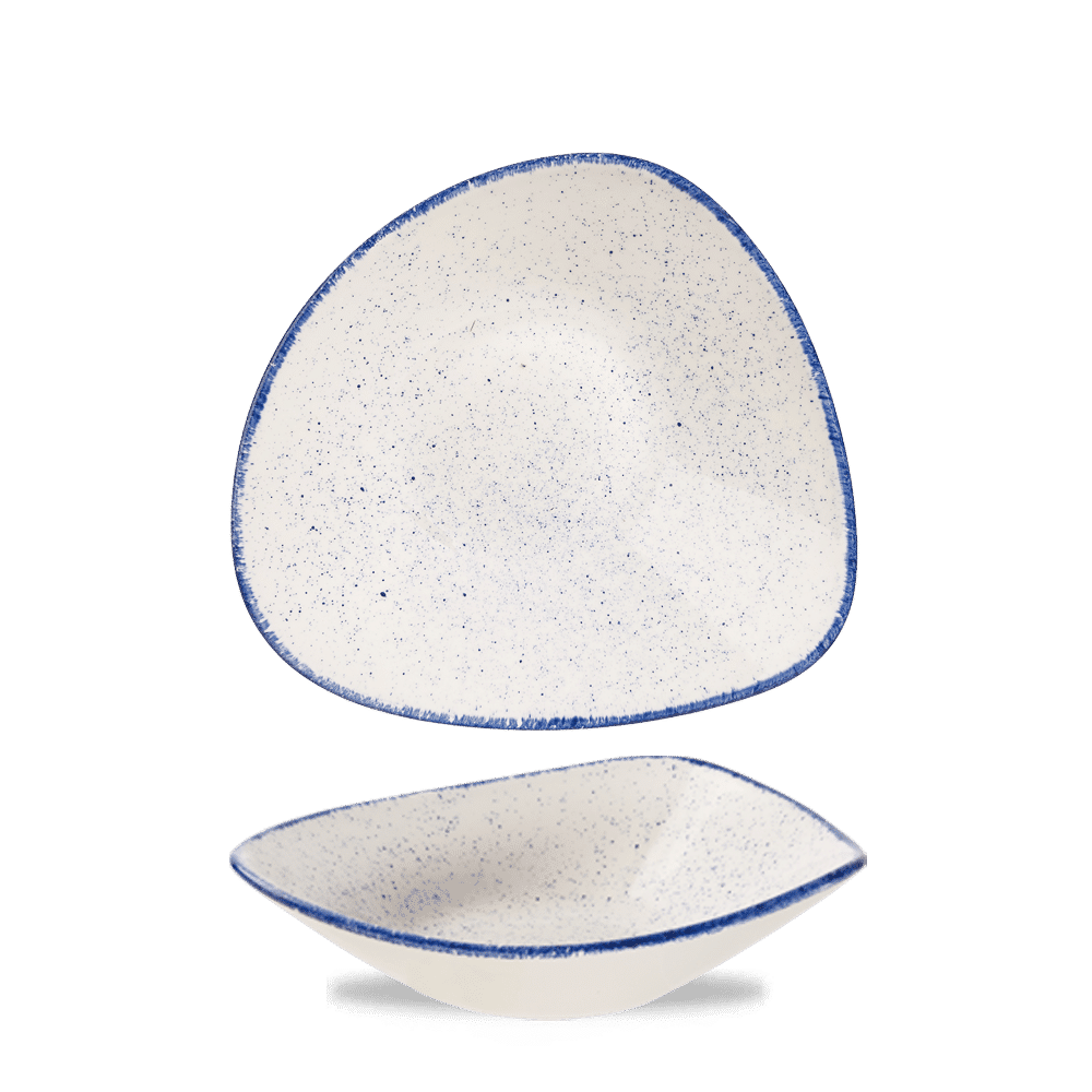 Stonecast Hints Indigo Lotus Bowl 9 1/4"  Box 12