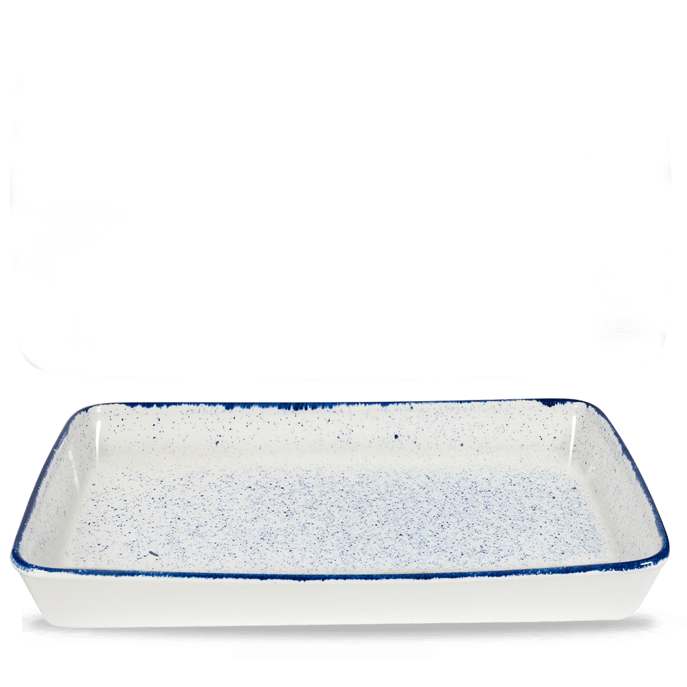 Stonecast Hints Indigo  Rectangle Baking Dish 21X13X2.5" Box 2