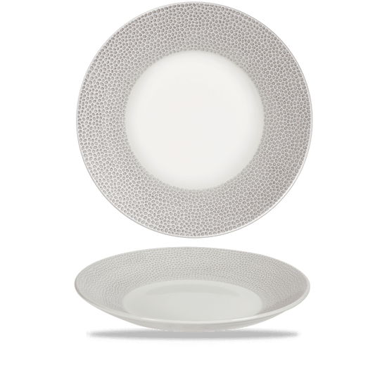 Isla Spinwash Shale Grey Deep Coupe Plate 10 5/8" Box of 12 (3-5 Working Days Delivery)