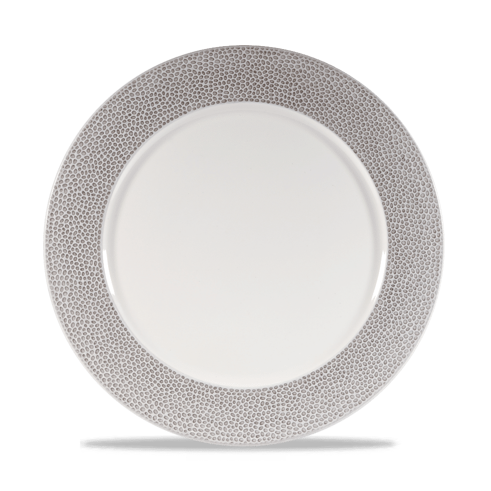 Isla Spinwash Shale Grey  Presentation Plate 12" Box 12