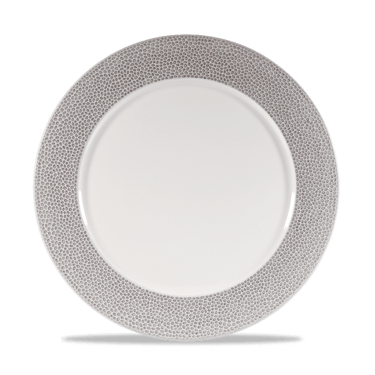 Isla Spinwash Shale Grey Presentation Plate 12" Box of 12 (3-5 Working Days Delivery)