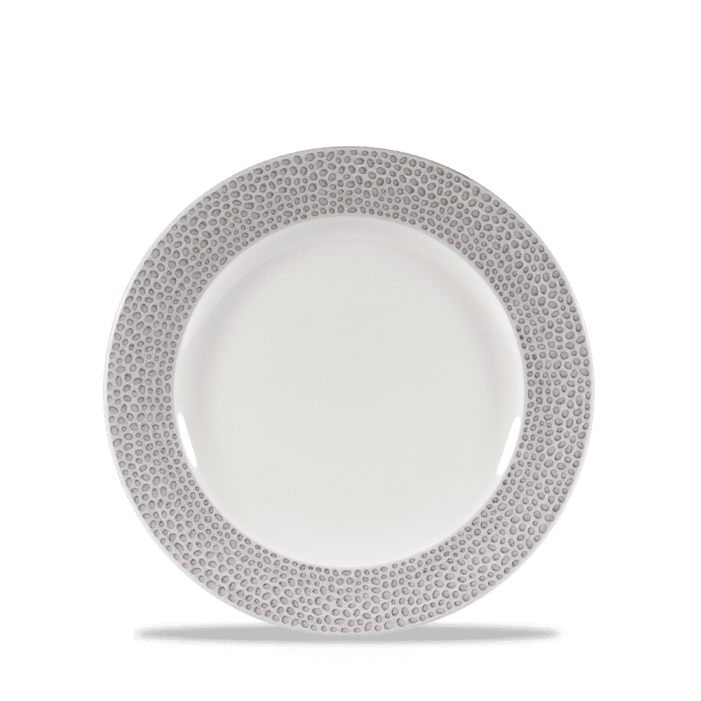 Isla Spinwash Shale Grey  Plate 6 5/8" Box 12
