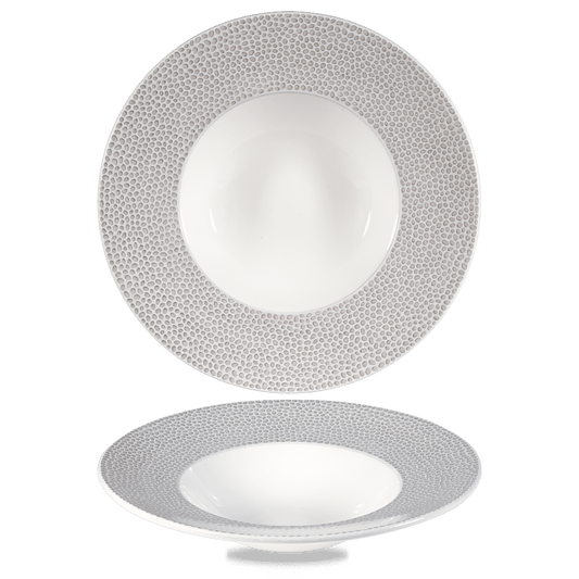 Isla Spinwash Shale Grey Wide Rim Bowl 11" Box of 12 (3-5 Working Days Delivery)