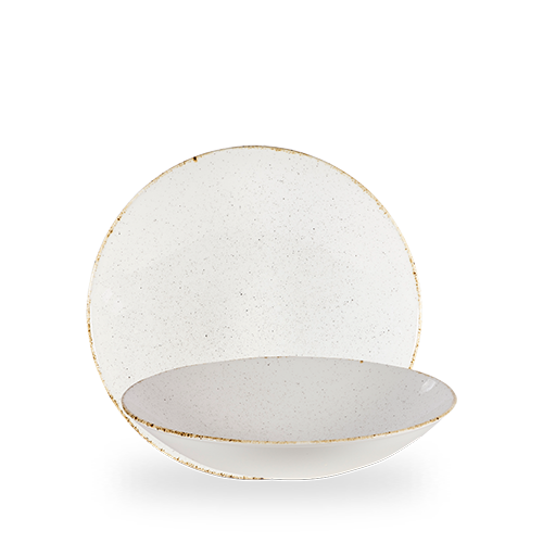 Stonecast Hints Barley White Coupe Buffet Bowl 15.25" Box 4
