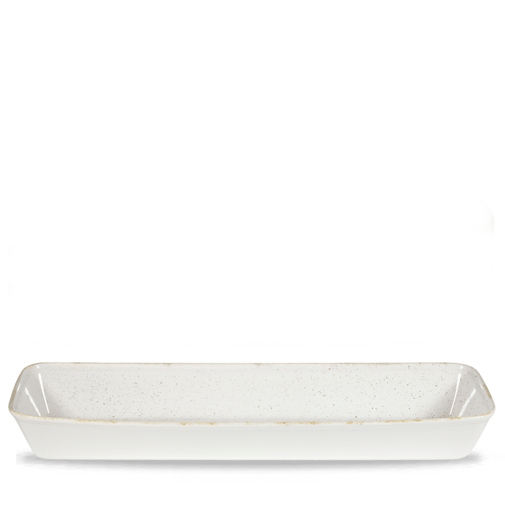 Stonecast Hints Barley White  Rectangle Baking Tray 21X6.5X2.5 Box 2