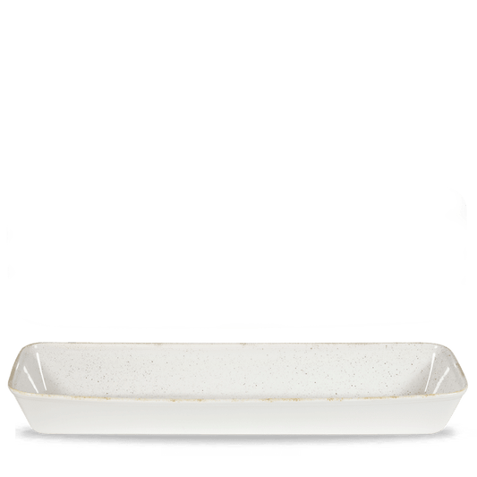 Stonecast Hints Barley White Rectangle Baking Tray 21X6.5X2.5 Box of 2 (3-5 Working Days Delivery)