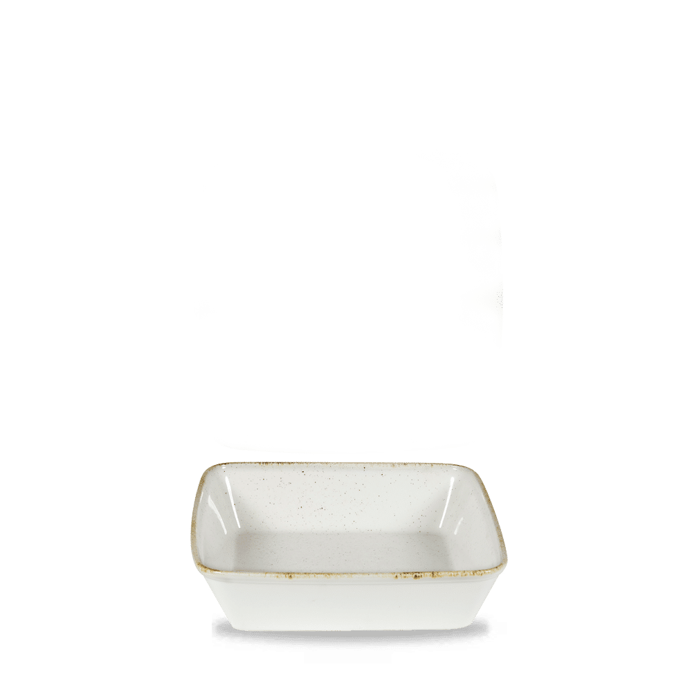 Stonecast Hints Barley White  Square Baking Dish 10X10X2 1/2" Box 6