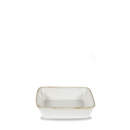 Stonecast Hints Barley White Square Baking Dish 10X10X2 1/2" Box of 6 (3-5 Working Days Delivery)