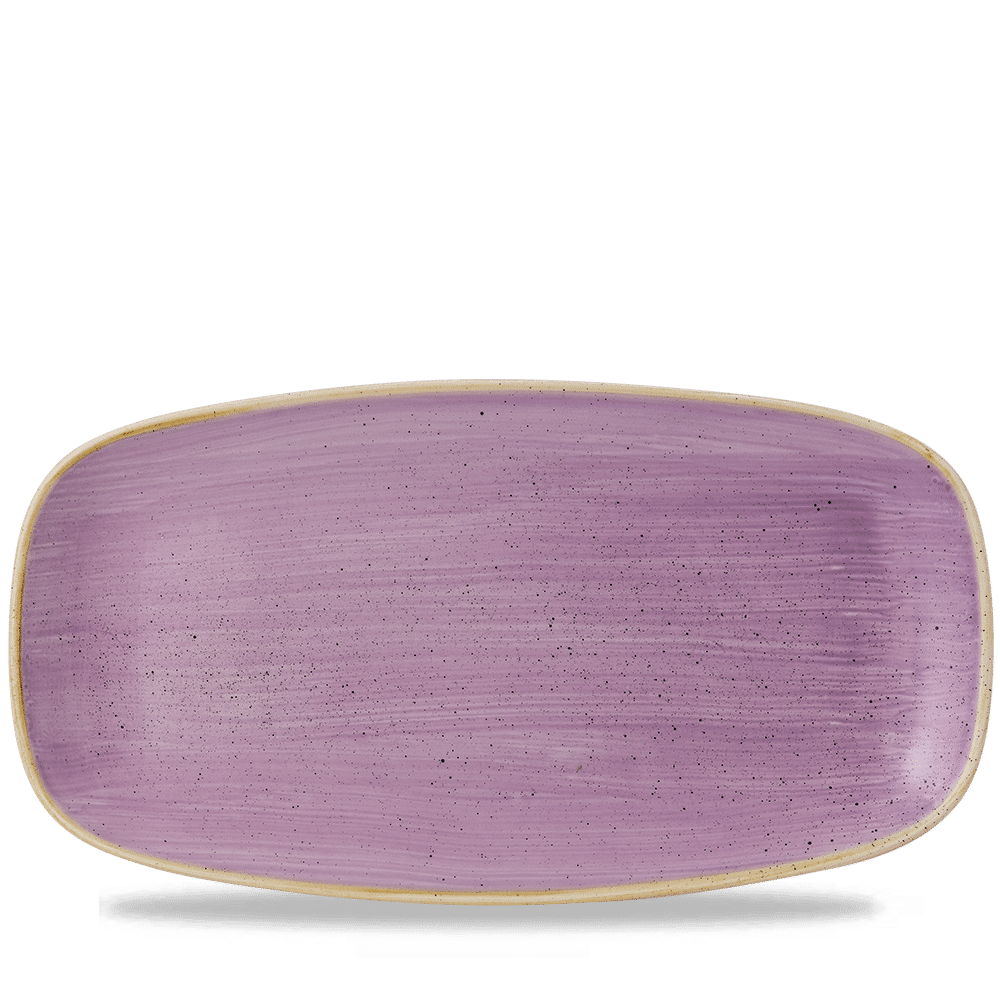 Stonecast Lavender  Chefs Oblong Plate 13 7/8X7 3/8" Box 6