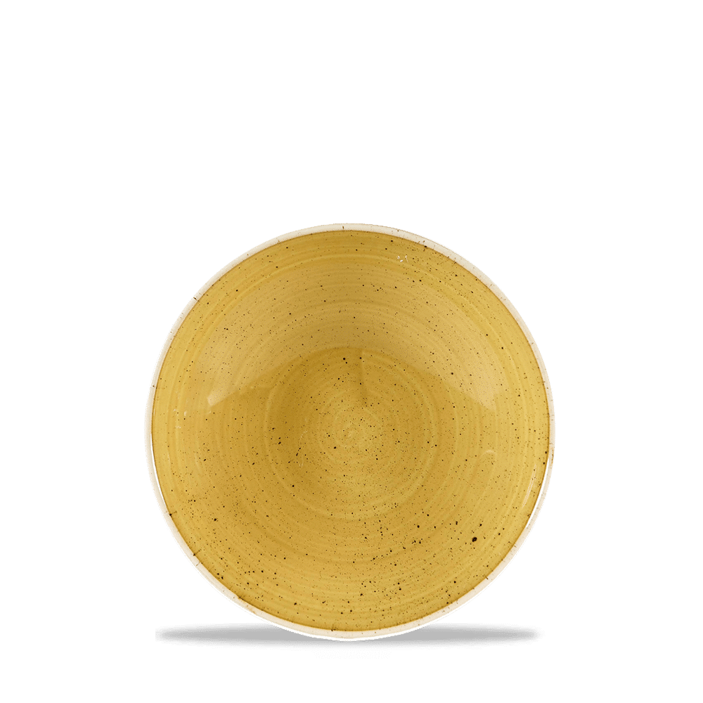 Stonecast Mustard Evolve Coupe Bowl 7.25" Box 12