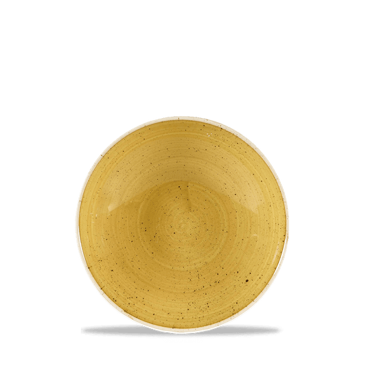 Stonecast Mustard Evolve Coupe Bowl 7.25" Box of 12 (3-5 Working Days Delivery)
