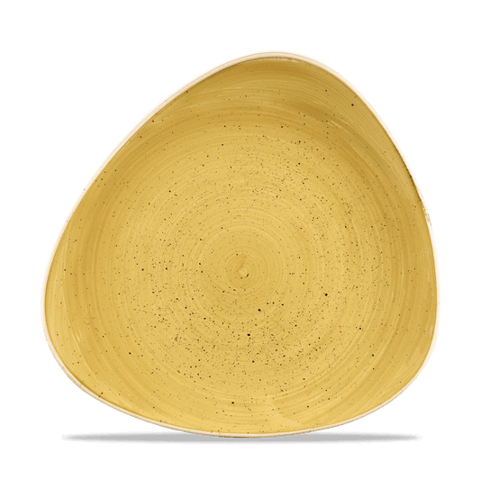 Stonecast Mustard Lotus Plate 10 1/2" Box of 12 (3-5 Working Days Delivery)