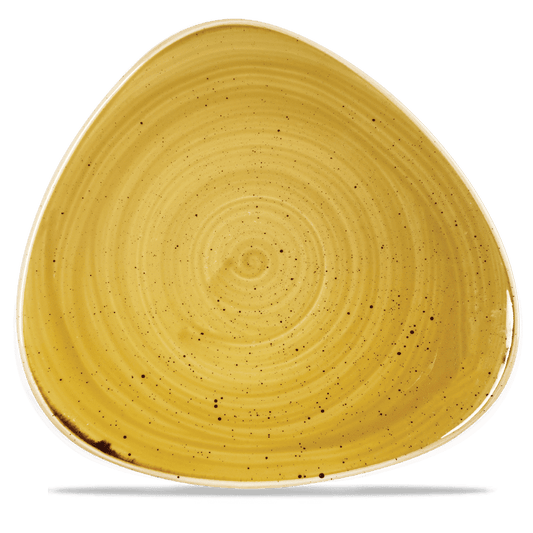 Stonecast Mustard Lotus Plate 31.1Cm Box of 6 (3-5 Working Days Delivery)