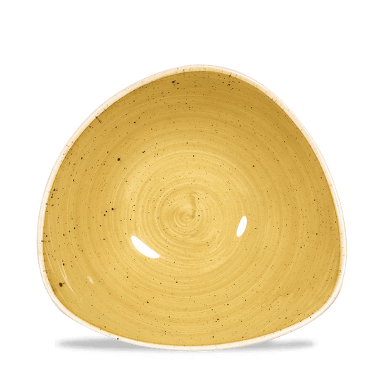 Stonecast Mustard Lotus Bowl 18.5Cm Box of 12 (3-5 Working Days Delivery)