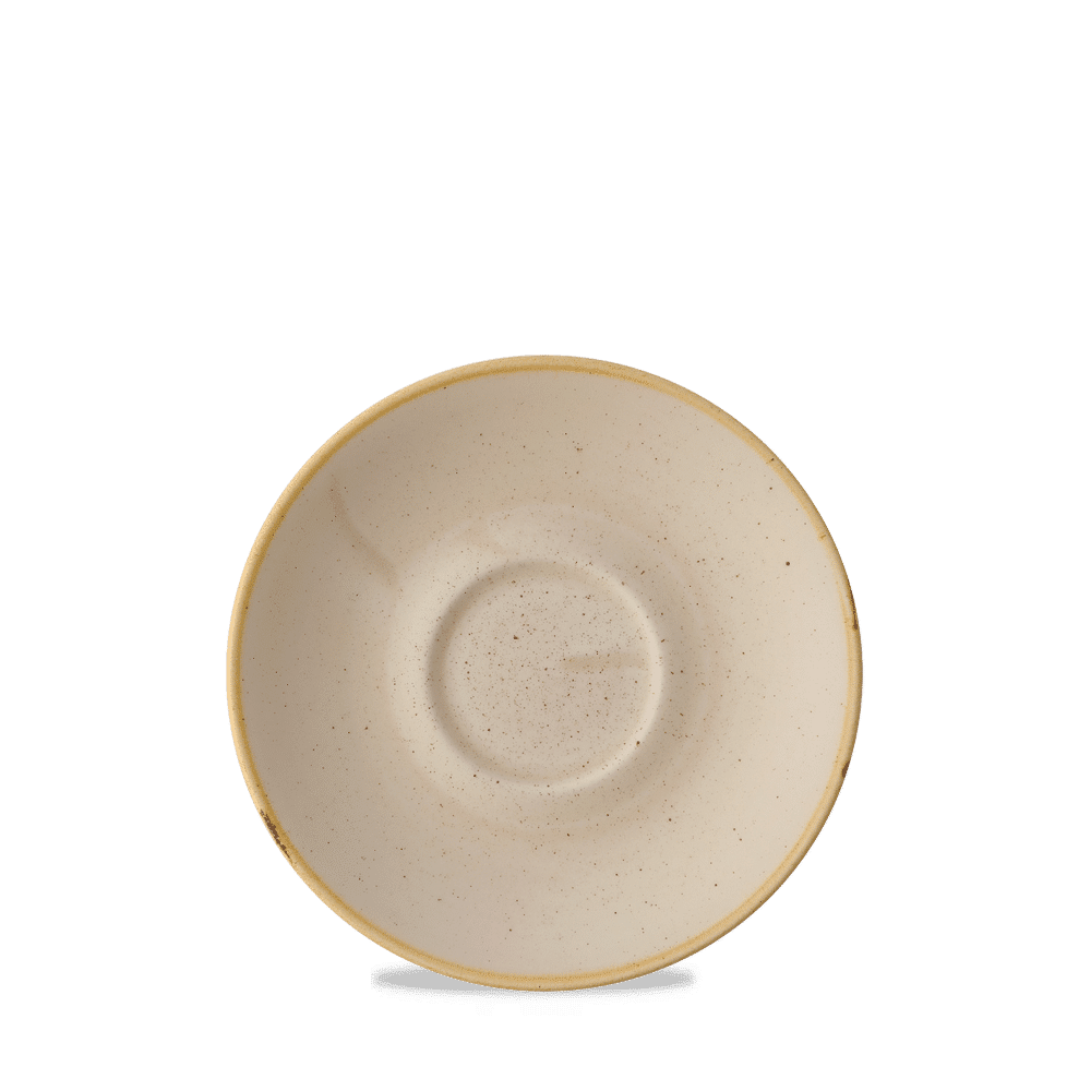 Stonecast Nutmeg Cream Cafe Cappuccino Saucer 6.25" Box 12