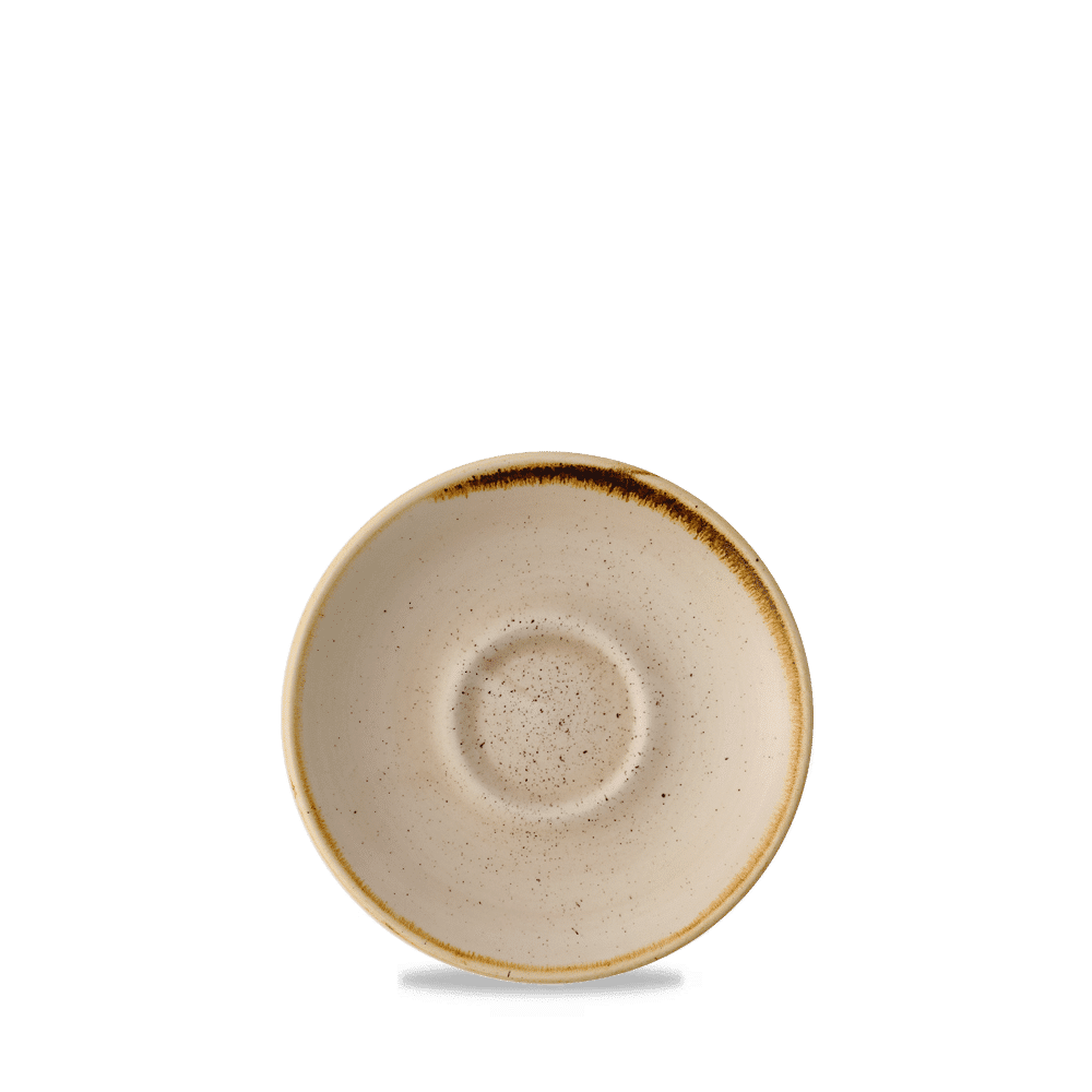 Stonecast Nutmeg Cream Cafe Espresso Saucer 4.5" Box 12
