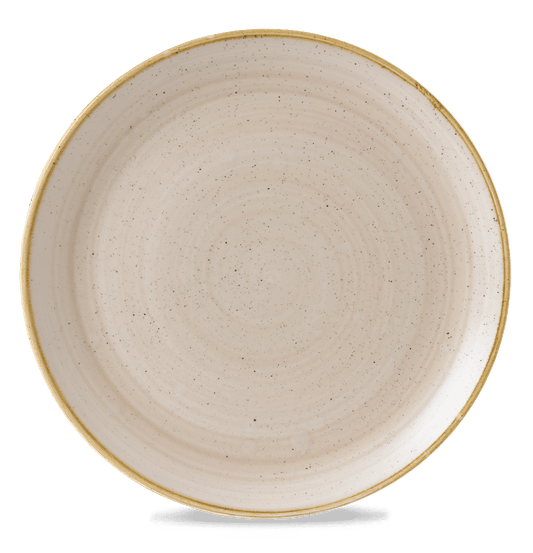 Stonecast Nutmeg Cream Coupe Evolve Plate 12 3/4" Box of 6 (3-5 Working Days Delivery)