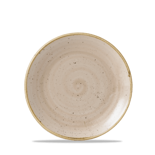Stonecast Nutmeg Cream Evolve Coupe Plate 6.5" Box of 12 (3-5 Working Days Delivery)
