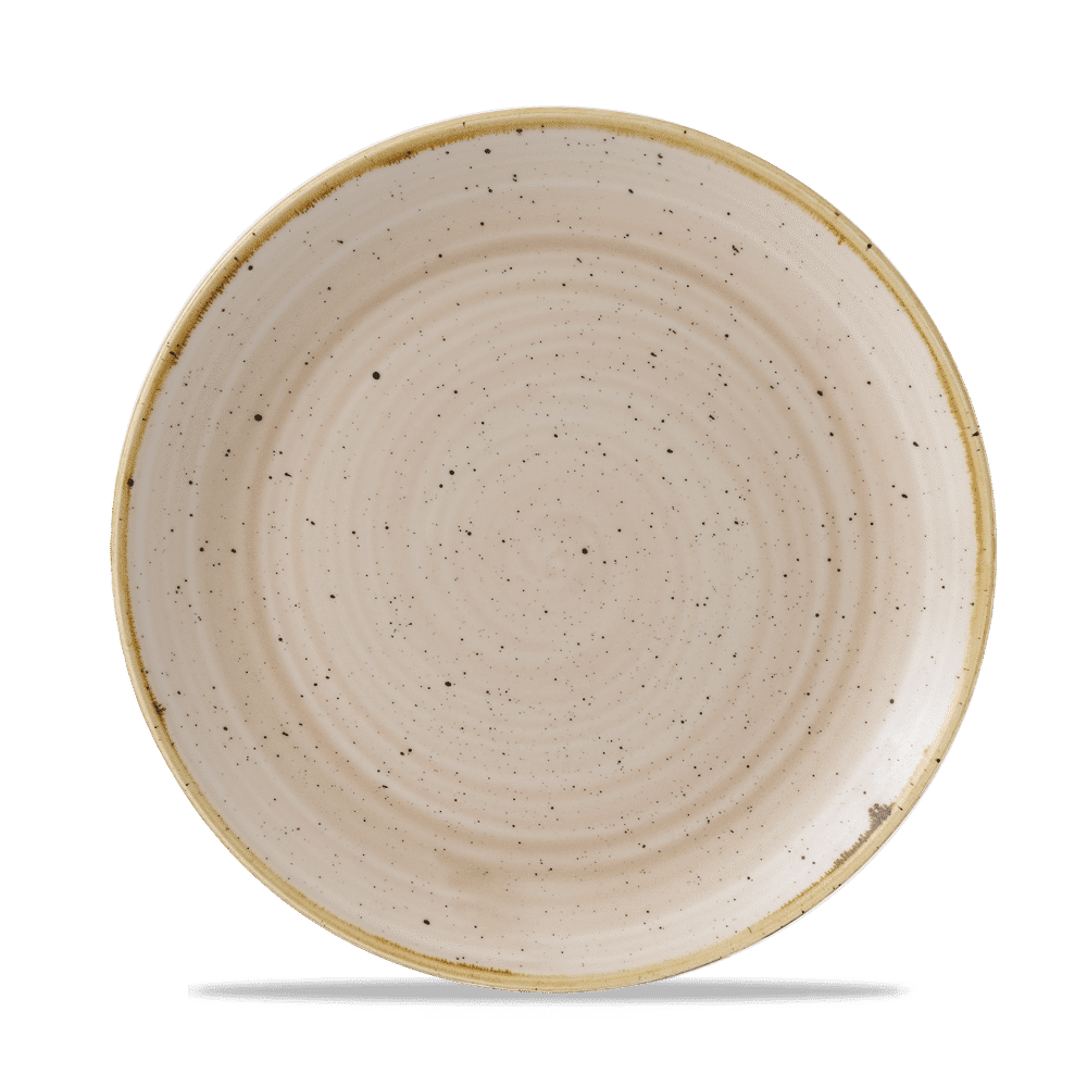 Stonecast Nutmeg Cream Evolve Coupe Plate 8.67" Box 12