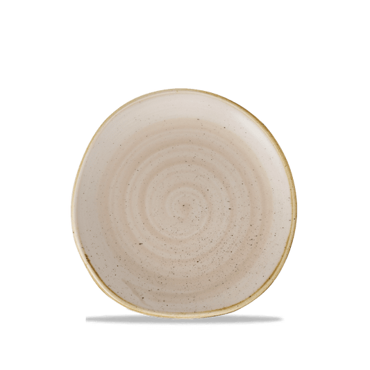 Stonecast Nutmeg Cream Round Trace Plate 7 1/4" Box of 12 (3-5 Working Days Delivery)