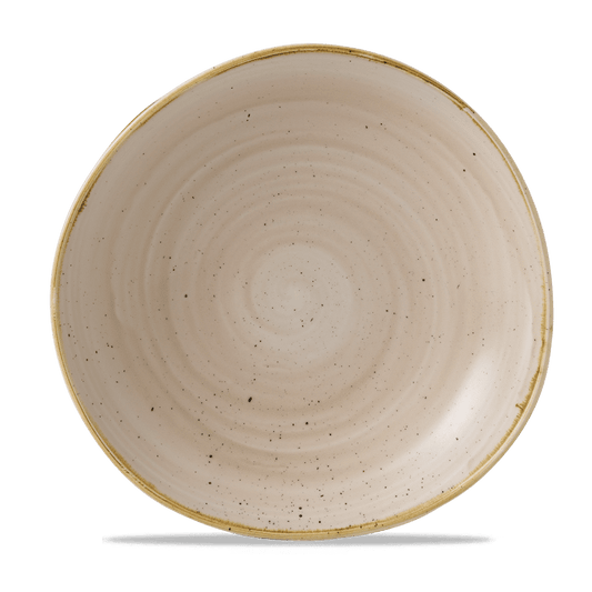 Stonecast Nutmeg Cream Round Trace Bowl 25.3Cm Box of 12 (3-5 Working Days Delivery)
