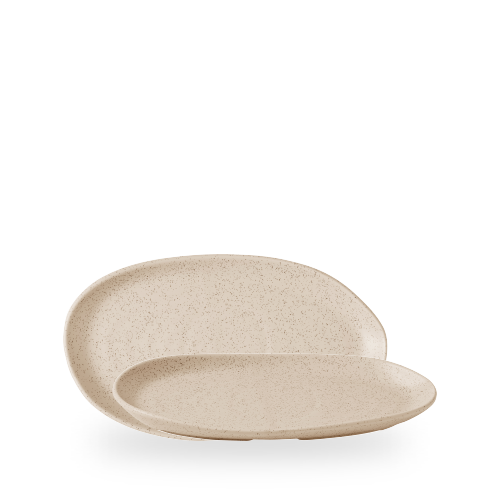 Stonecast Nutmeg Cream Natural Organic Platter 10 1/4 X 5 7/8 Box of 6 (3-5 Working Days Delivery)